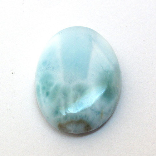 Kabošon larimar ovál 20mm — foto 2