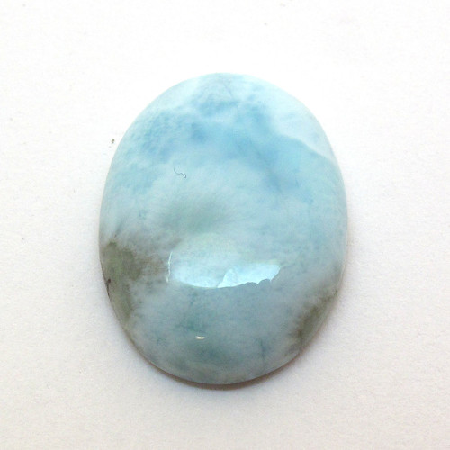 Kabošon larimar ovál 20mm — foto 2