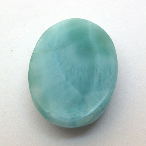 Kabošon larimar ovál 20,2mm REZERVACE — foto 5