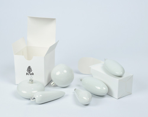 Vánoční porcelánová ozdoba "ELIPSOID" — foto 3