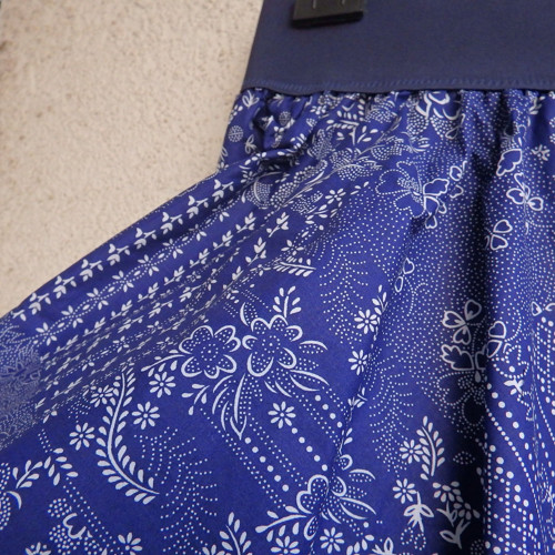 Opravdická kolová, modrotiskový patchwork — foto 2