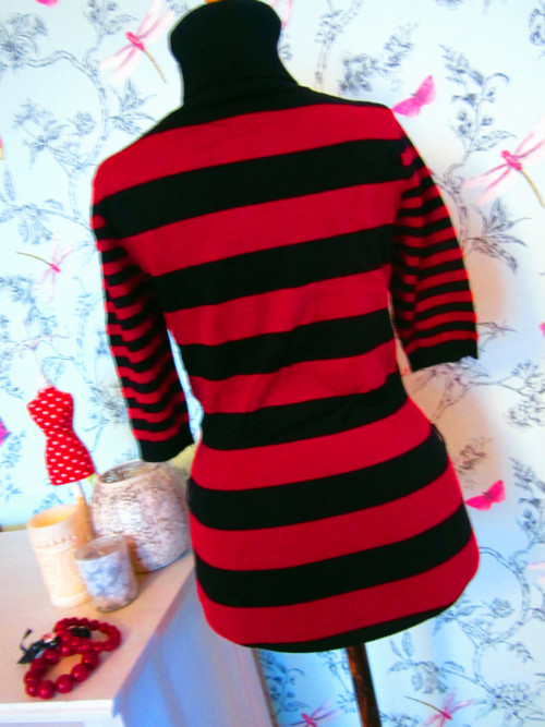 Rolák red&black stripes — foto 4