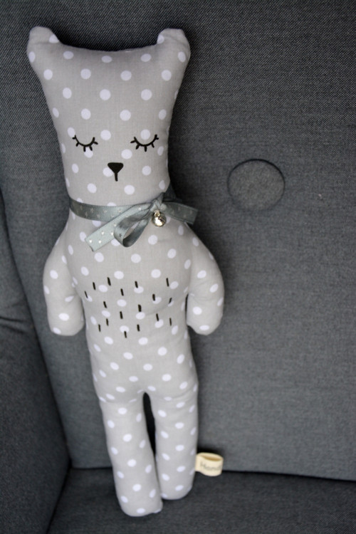Bubu Bear grey, white dots — foto 2