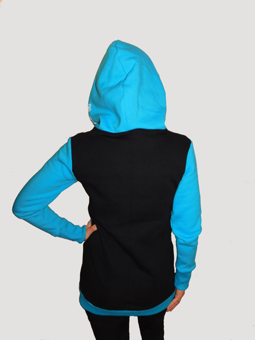 Mikina Proxyon Tyrkys/black — foto 3