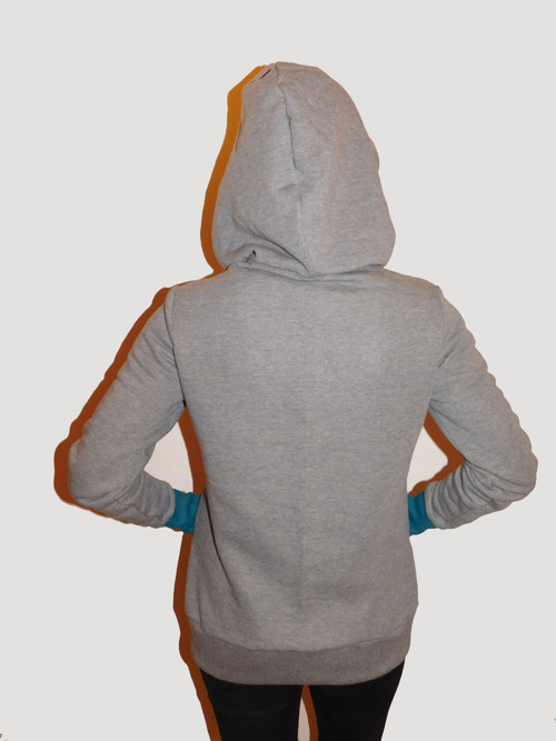 Mikina Calendula Grey/emerald — foto 3