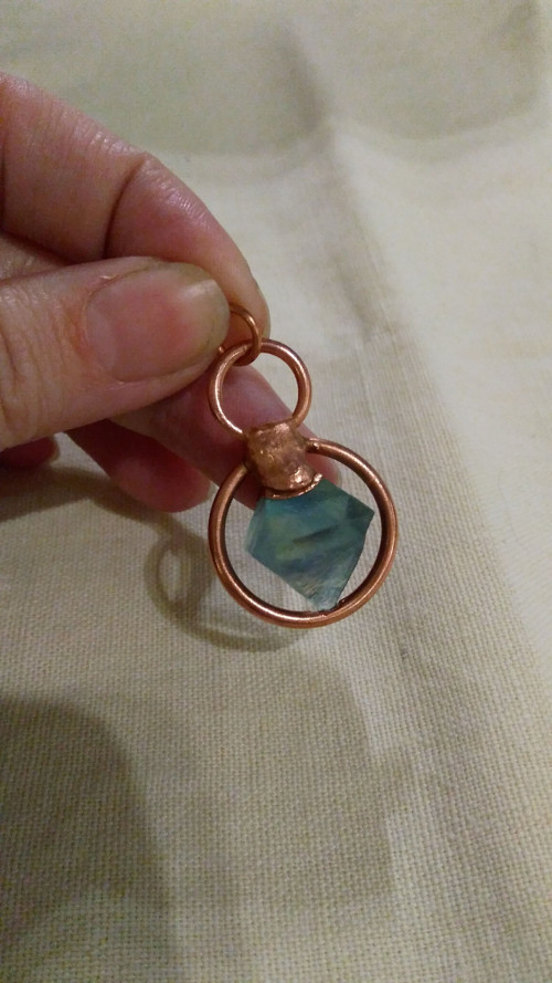 Přívěsek s Fluoritem — foto 3