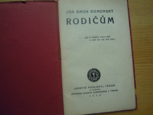 J.A.Komenský...Rodičům — foto 2