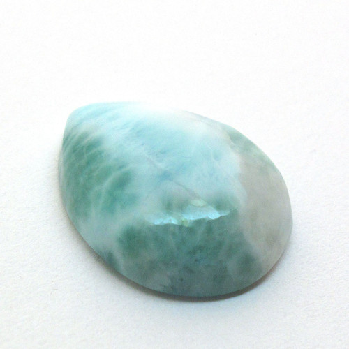 Kabošon larimar kapka 19,5mm — foto 3