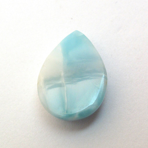 Kabošon larimar kapka 17,6mm — foto 4