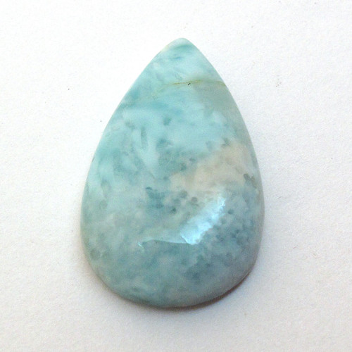 Kabošon larimar kapka 23,1mm — foto 2