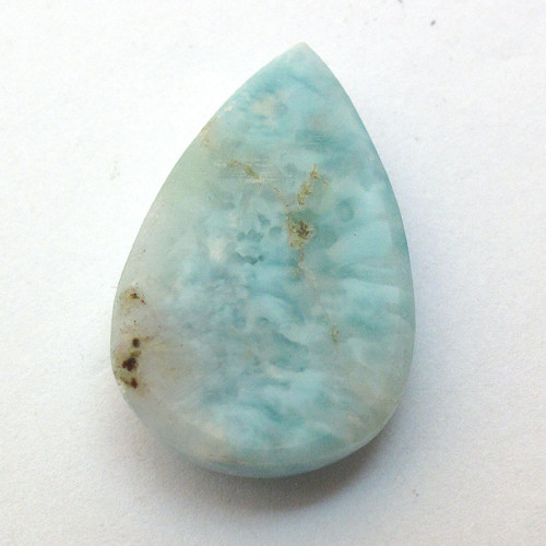 Kabošon larimar kapka 23,1mm — foto 4