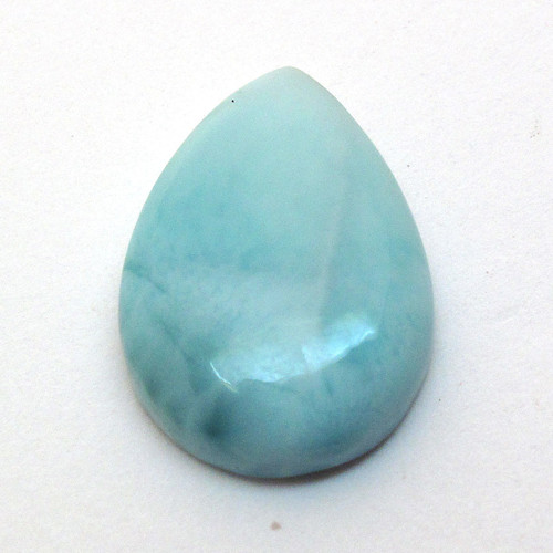 Kabošon larimar kapka 22,1mm — foto 2