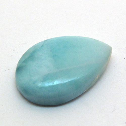 Kabošon larimar kapka 22,1mm — foto 4