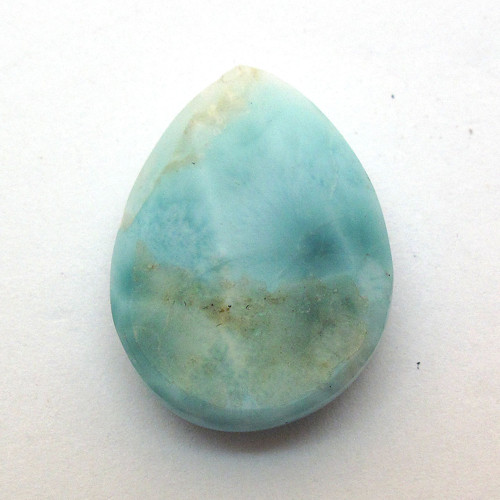 Kabošon larimar kapka 22,1mm — foto 5