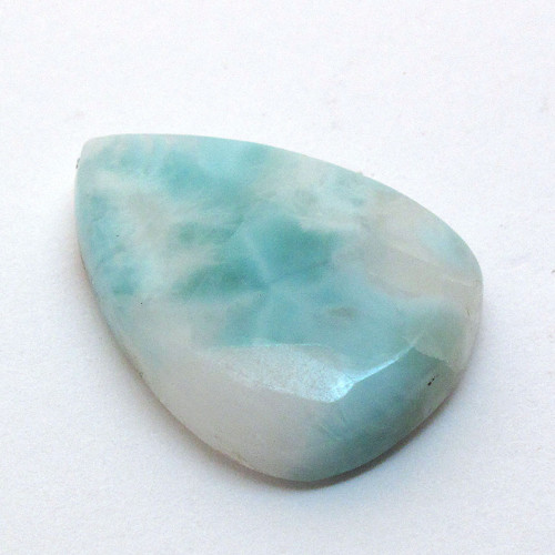Kabošon larimar kapka 23,6mm — foto 3