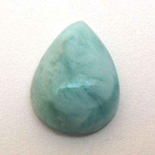 Kabošon larimar kapka 17,9mm — foto 3