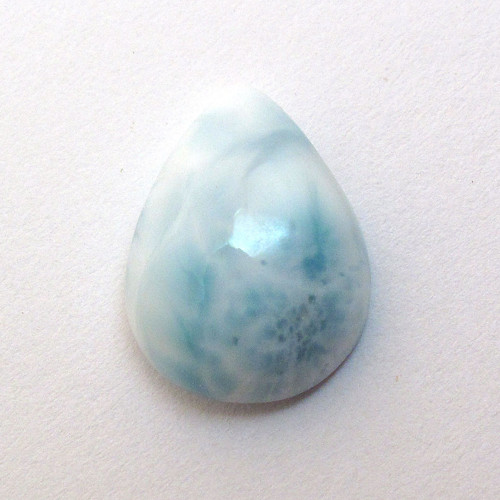 Kabošon larimar kapka 17,7mm — foto 3