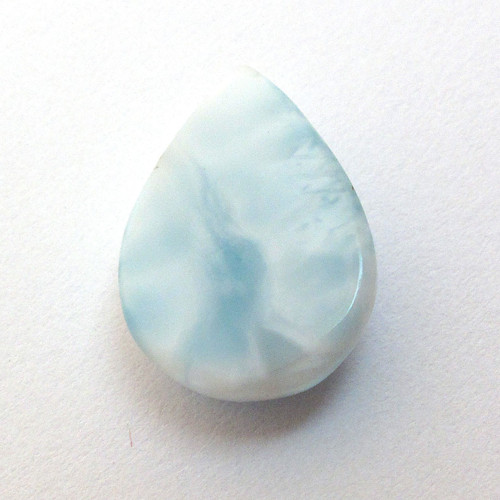 Kabošon larimar kapka 17,7mm — foto 4
