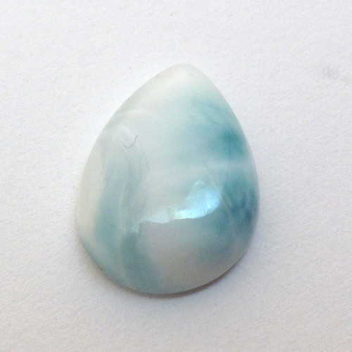 Kabošon larimar kapka 17,5mm — foto 3
