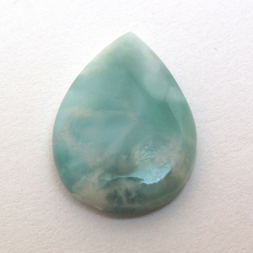 Kabošon larimar kapka 17,9mm — foto 3