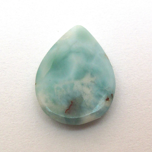 Kabošon larimar kapka 17,9mm — foto 4