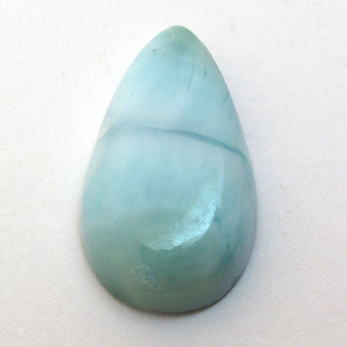 Kabošon larimar kapka 25,1mm — foto 3