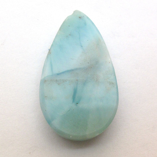 Kabošon larimar kapka 25,1mm — foto 4