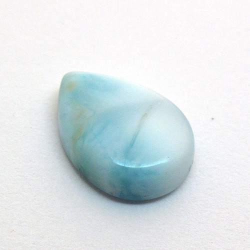 Kabošon larimar kapka 15,2mm — foto 2