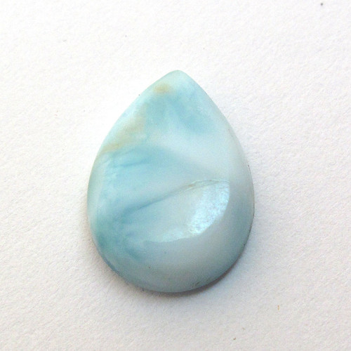 Kabošon larimar kapka 15,2mm — foto 3