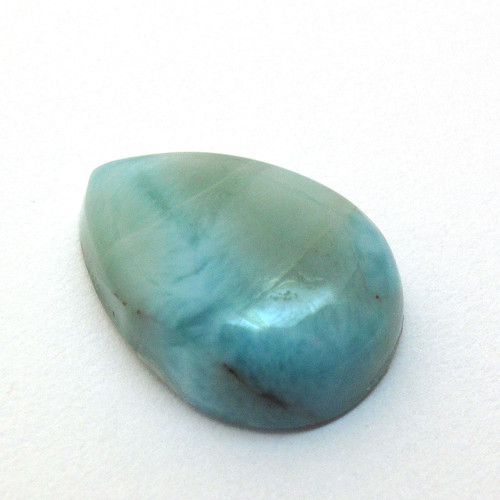 Kabošon larimar kapka 18,3mm — foto 2