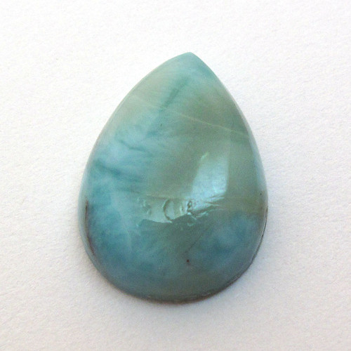 Kabošon larimar kapka 18,3mm — foto 3