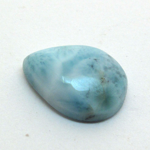 Kabošon larimar kapka 15,9mm — foto 2