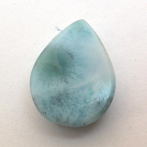 Kabošon larimar kapka 15,9mm — foto 4