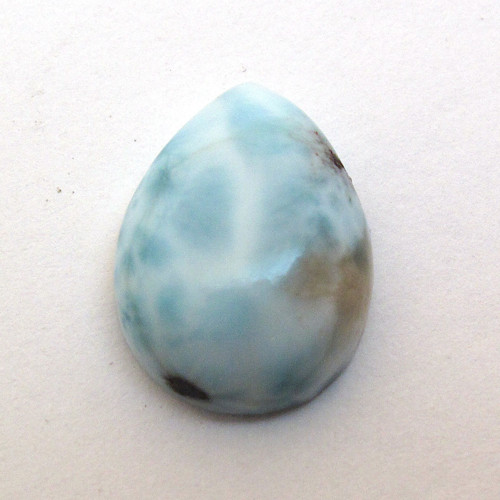 Kabošon larimar kapka 16,3mm — foto 2