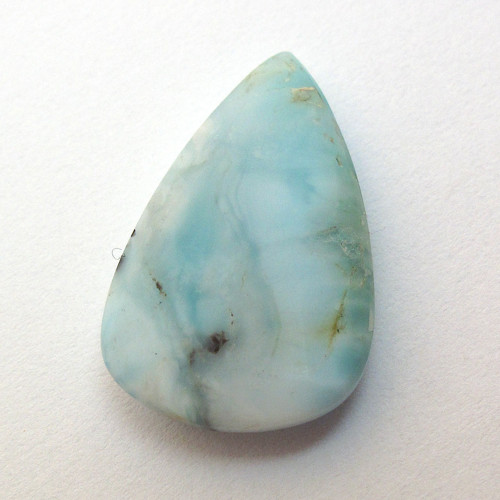 Kabošon larimar kapka 24,8mm — foto 4