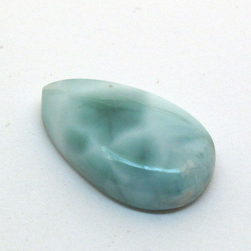 Kabošon larimar kapka 24,3mm — foto 3
