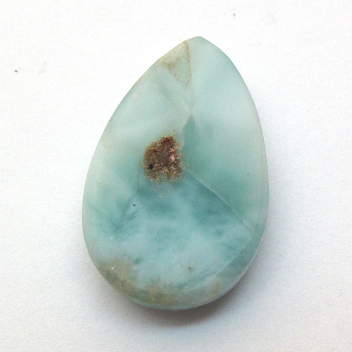Kabošon larimar kapka 24,3mm — foto 5
