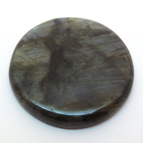 Kabošon obří labradorit kruh 40mm — foto 5
