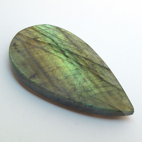 Kabošon obří labradorit kapka 54mm — foto 5