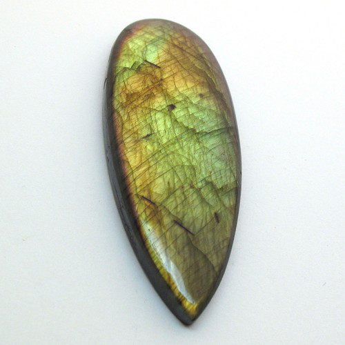 Kabošon obří labradorit kapka 67mm — foto 3