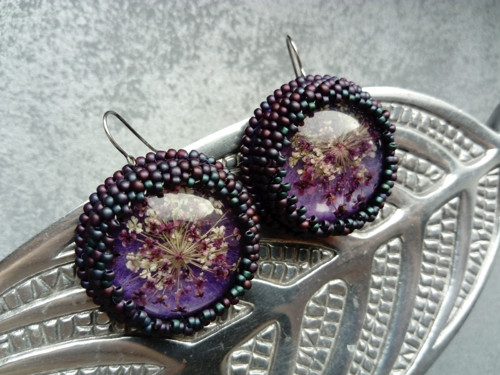 Náušnice Violette — foto 3