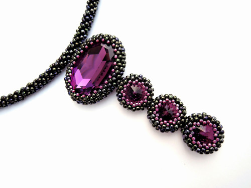 Náhrdelník Amethyst dream Swarovski — foto 4