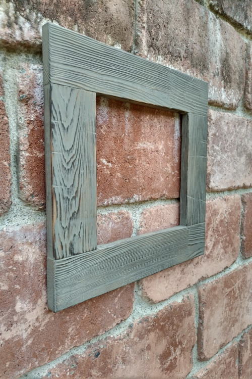Dřevěný rámeček ve stylu Shabby chic 35x35 cm — foto 2