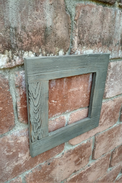 Dřevěný rámeček ve stylu Shabby chic 35x35 cm — foto 5