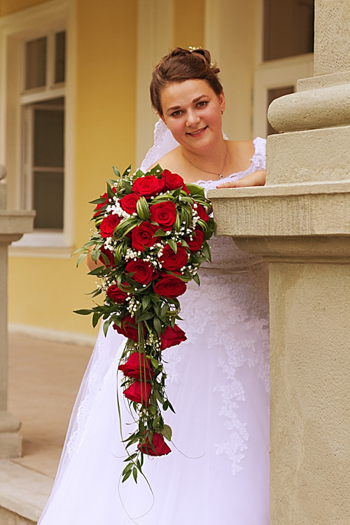 Převislá z rudých růží — foto 2