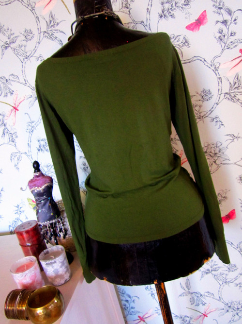 Top khaki s mandalou — foto 4