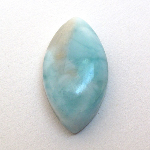 Kabošon larimar slza 21mm — foto 2