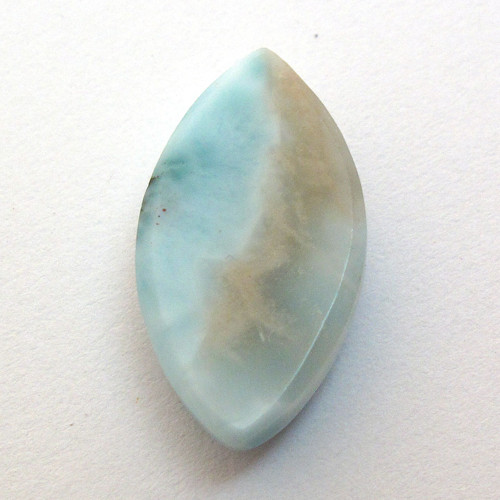 Kabošon larimar slza 21mm — foto 4