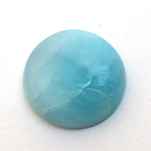 Kabošon larimar kruh 14,0mm — foto 2