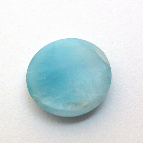 Kabošon larimar kruh 14,0mm — foto 4